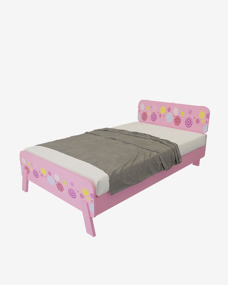 Wooden Kids Bed-HBKSH-302 (Dancing Balls)