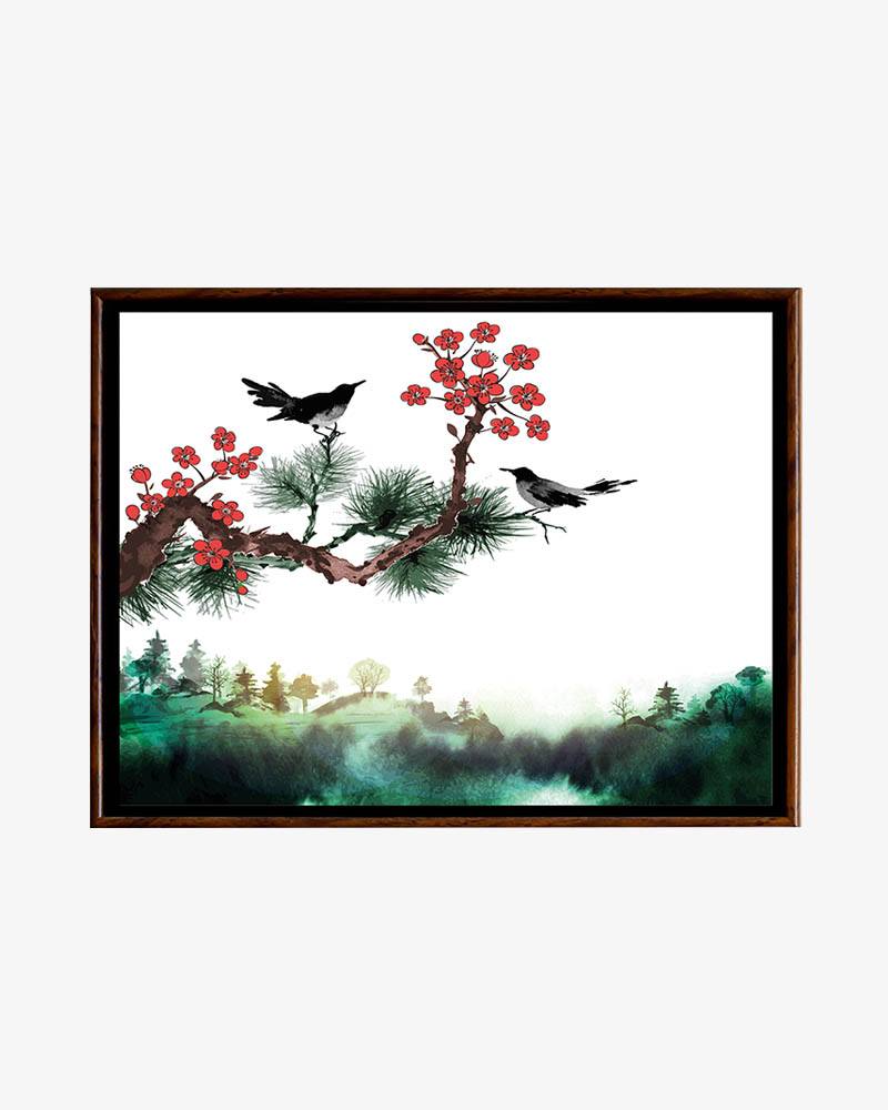 Wooden Wall Decor- HWWD-301-Bhorer Dak